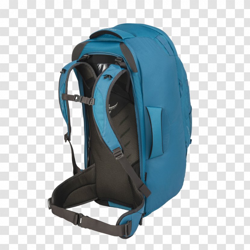 Osprey Farpoint 70 40 Backpack Travel Pack - Electric Blue Transparent PNG