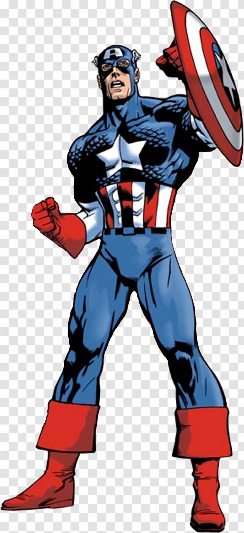 Captain America Marvel Comics The Avengers - Style - Muscle Transparent PNG