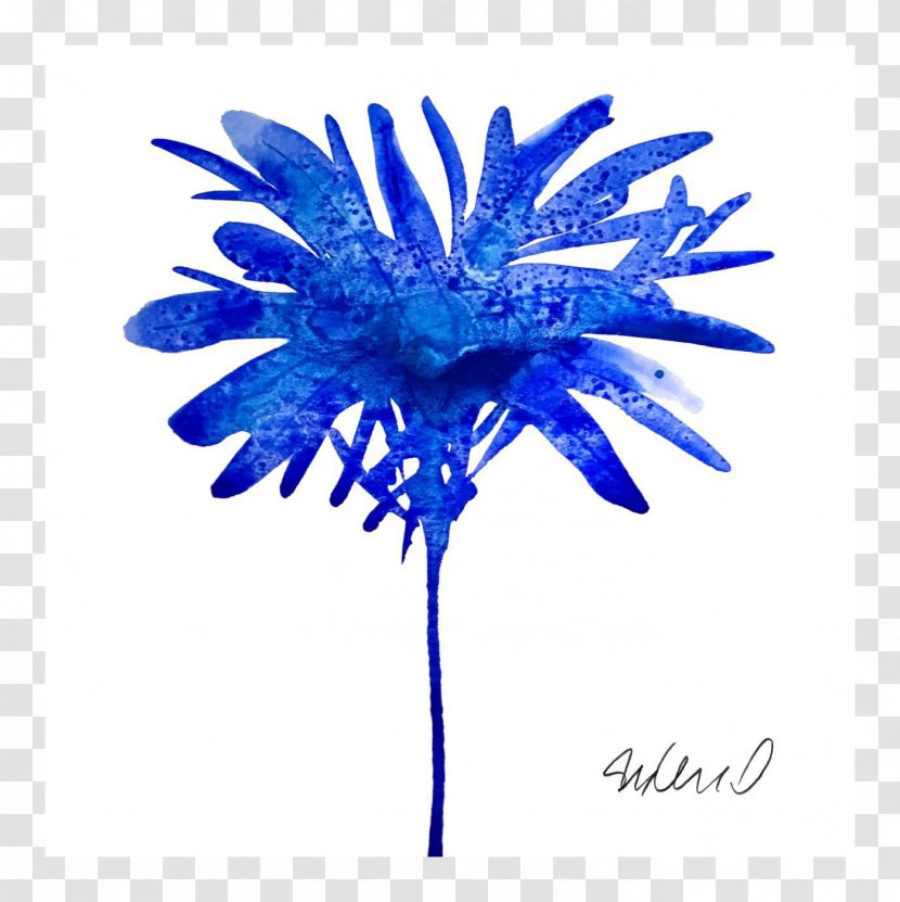 Furniture Printing Chairish Art Graphics - Petal - Botanical Blue Transparent PNG