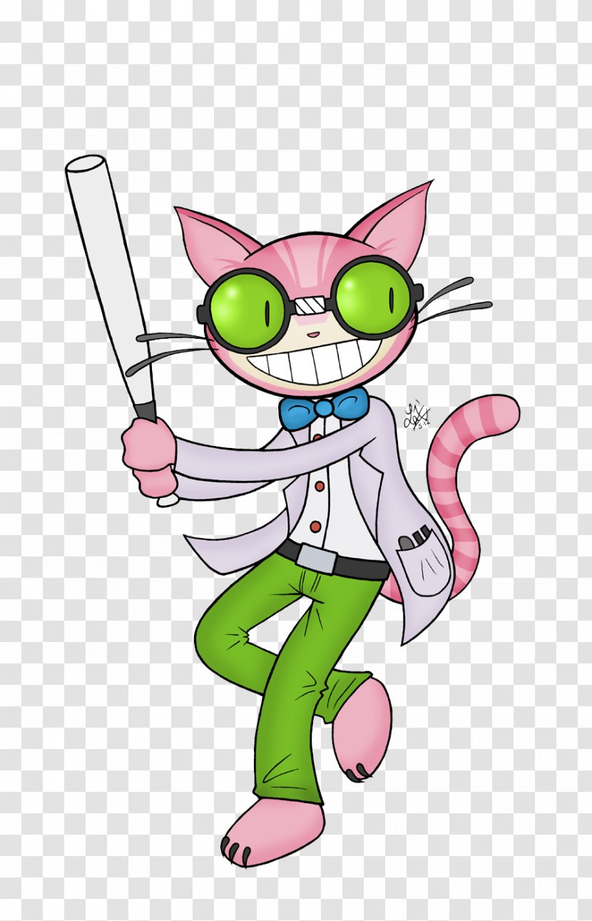 Cat DeviantArt Illustration Artist - Frame - Professor Genki Transparent PNG