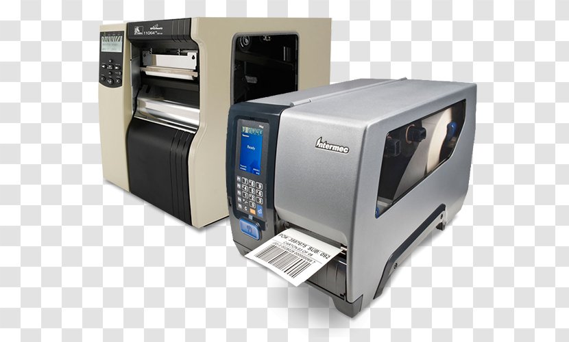 Barcode Printer Intermec PM43 Thermal-transfer Printing - Output Device Transparent PNG