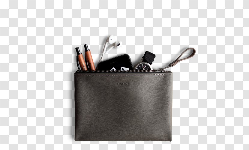 Bag Zipper Pen & Pencil Cases Leather - Clothing Accessories - Pouch Transparent PNG