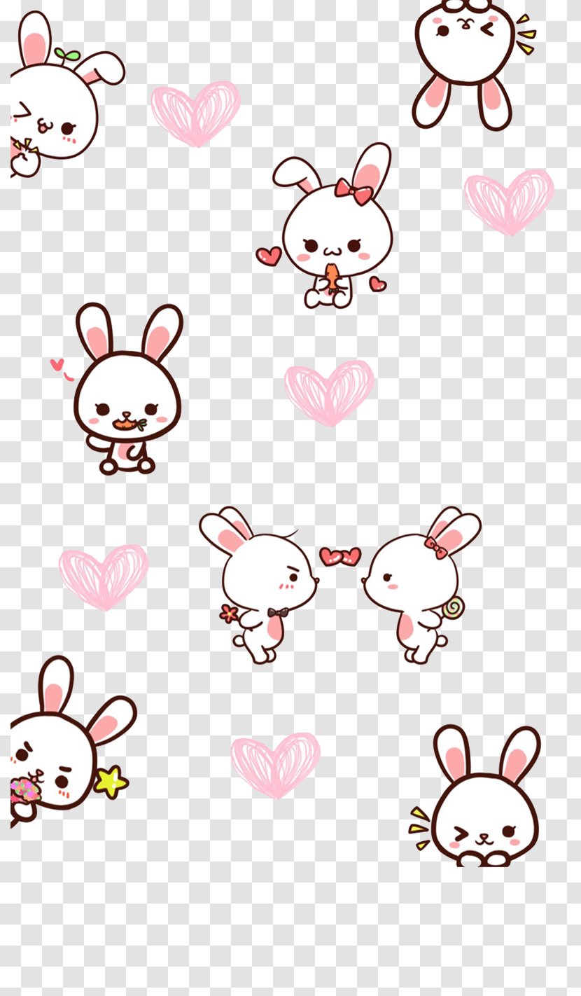 Cartoon Wallpaper - Silhouette - Bunny Collection Transparent PNG