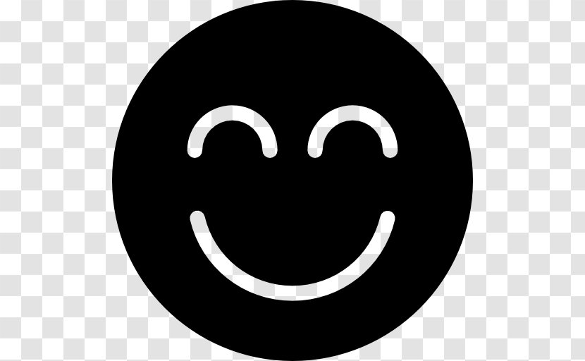 Smiley Online Chat Icon Design Emoticon - Black And White Transparent PNG