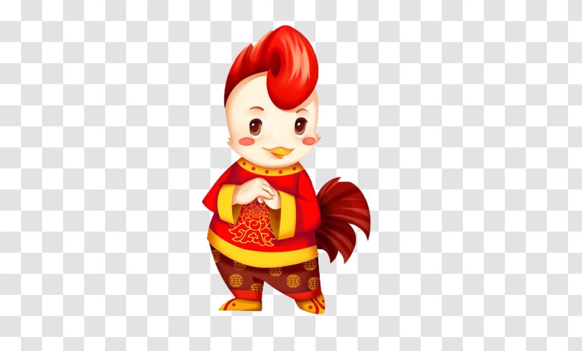 Chicken Chinese New Year Of The Fire Rooster Zodiac Transparent PNG