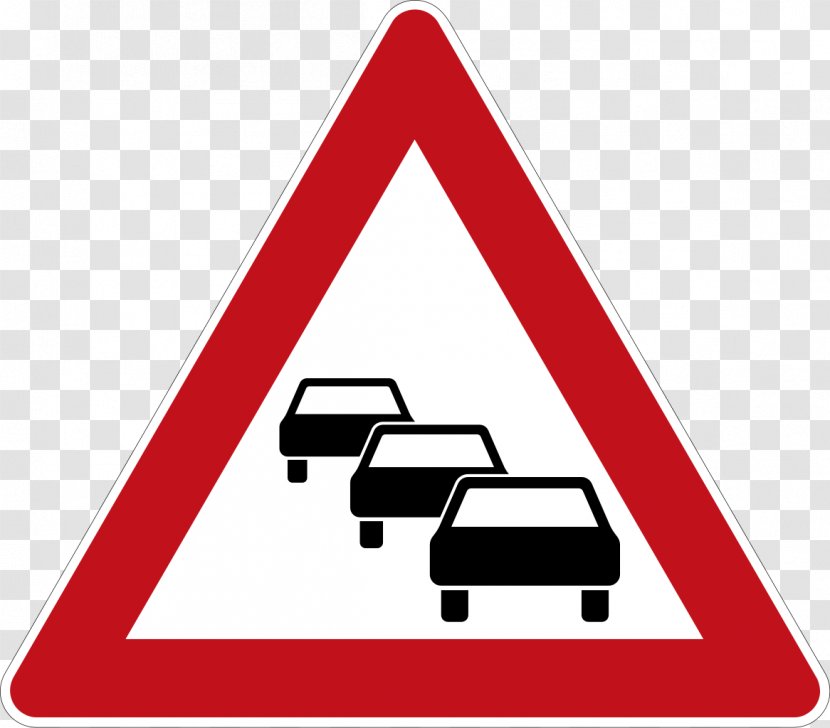 Traffic Sign Road Congestion Car - Signage - Jam Transparent PNG
