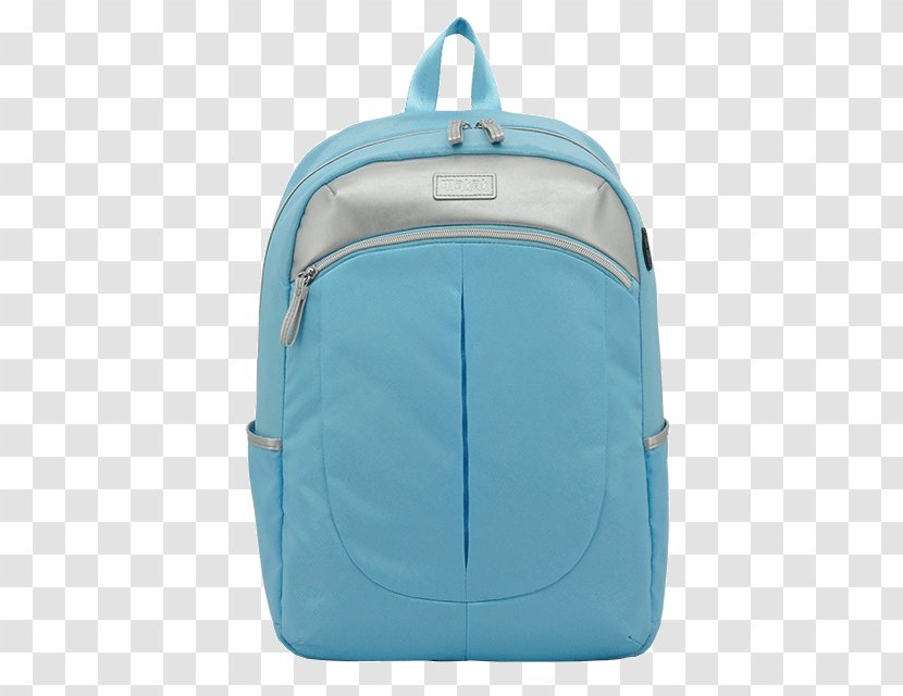 Bag Hand Luggage Backpack - Azure - Drawstring Transparent PNG