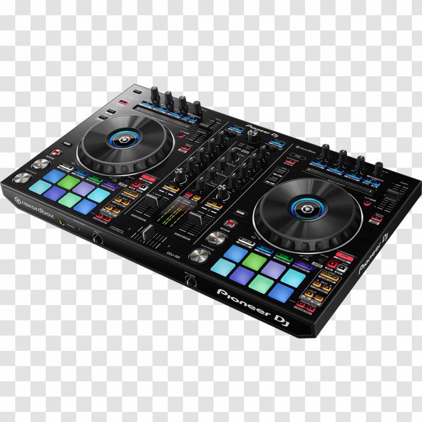 Disc Jockey DJ Controller Pioneer Audio Mixers CDJ - Silhouette Transparent PNG