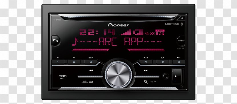 Vehicle Audio ISO 7736 CD Player Radio Receiver Stereophonic Sound - Pink Spotify Transparent PNG