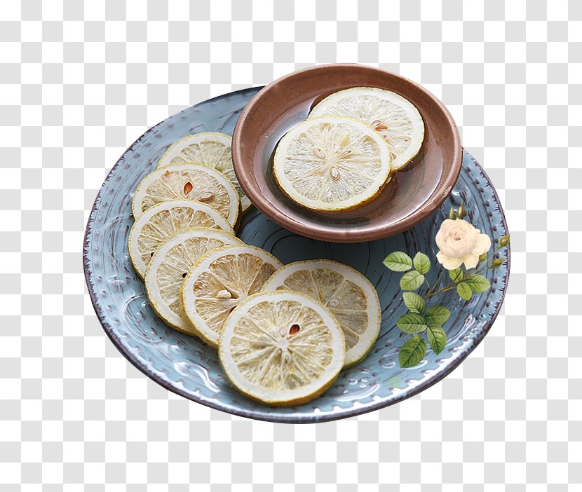 Lemon Download Icon - Tableware - A Dish Of Slices Transparent PNG