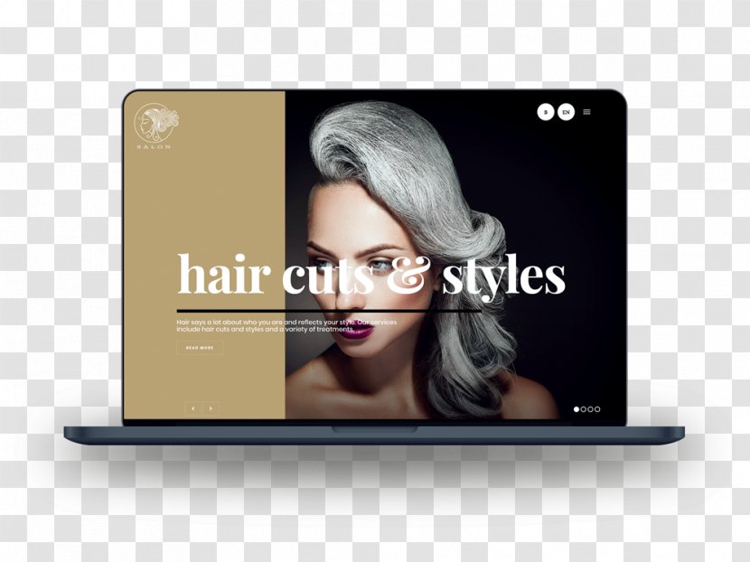 Beauty Parlour Hair Marketing Target Market Advertising - Display Device Transparent PNG