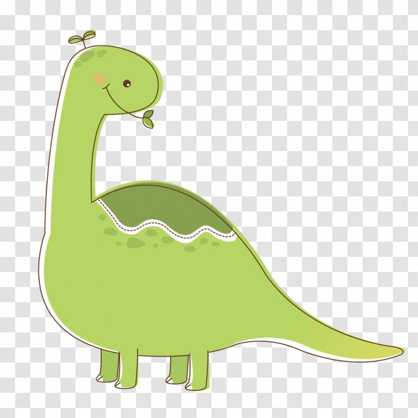 Green Dinosaur Cartoon Transparent PNG