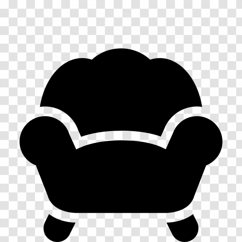 Table Couch Chair - Black - Armchair Transparent PNG