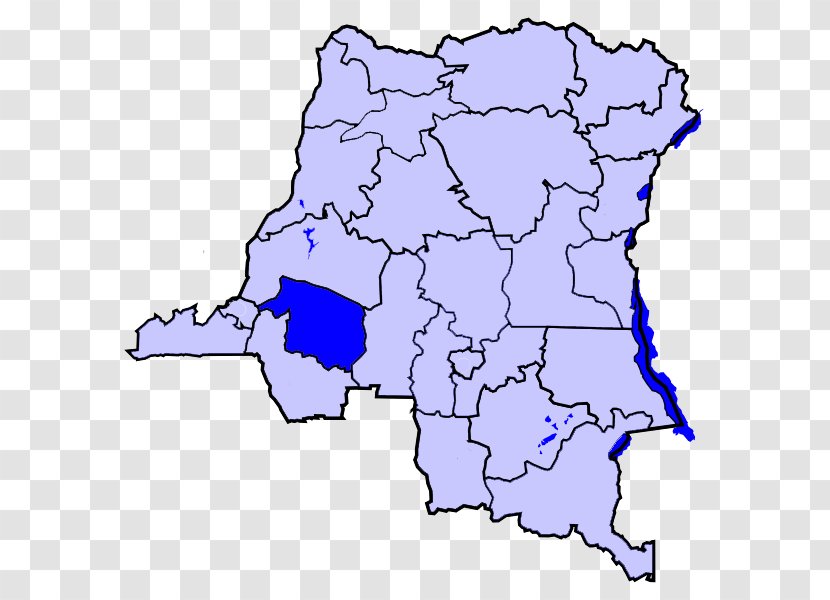Ituri Province Kwilu District Kasai Kasaï-Central Tshuapa - Map - Geography Of The Democratic Republic Congo Transparent PNG