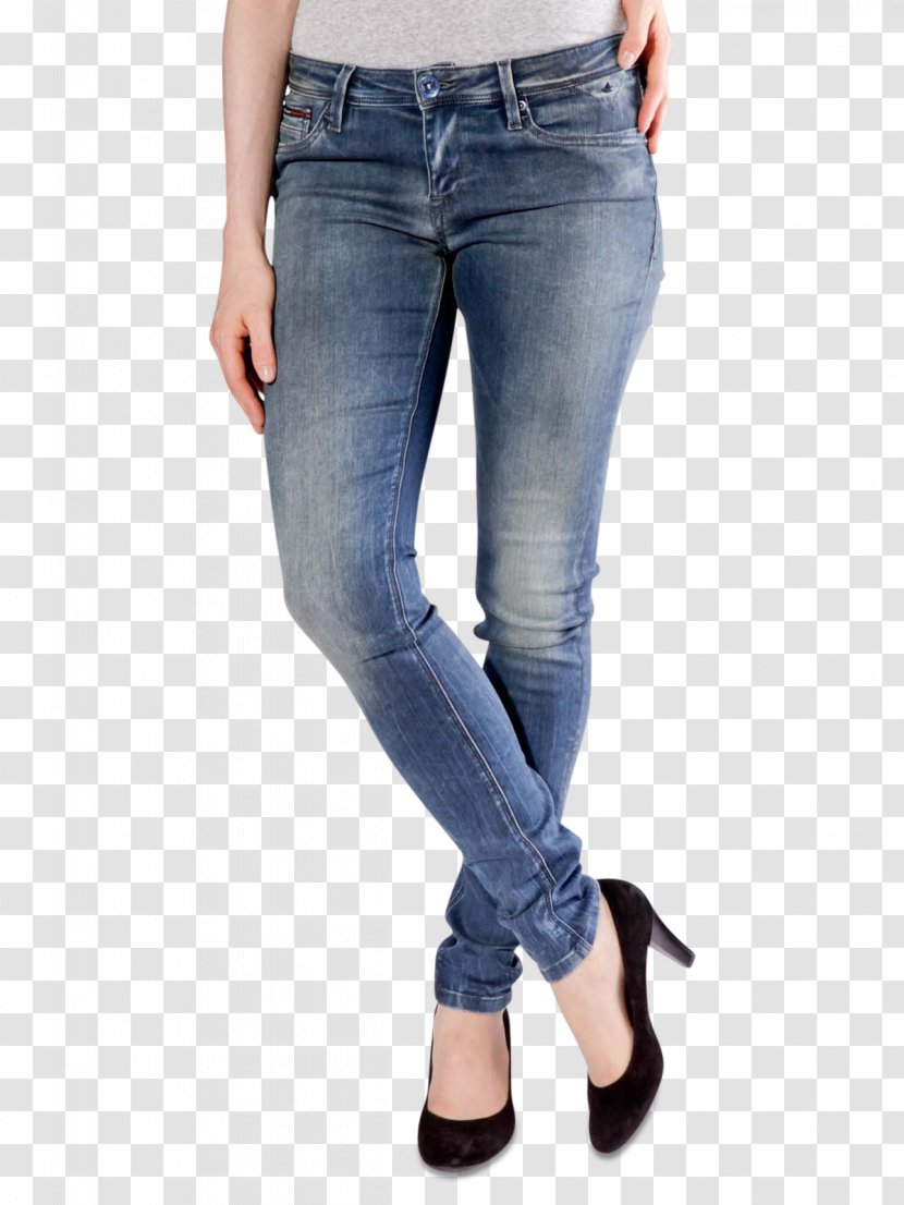 Jeans Denim Blue Slim-fit Pants Tommy Hilfiger - Silhouette Transparent PNG