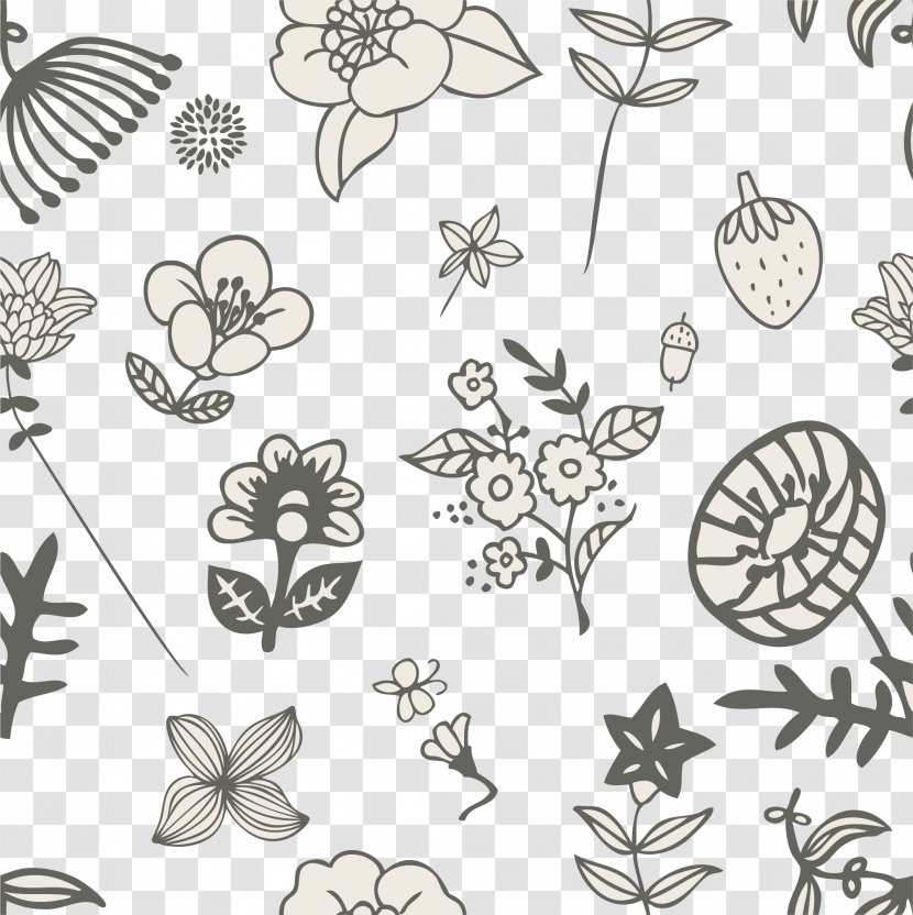 Flower Wallpaper Vector - Point - Leaf Transparent PNG