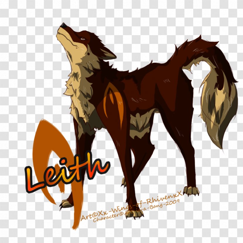 Mustang Wolf Pony Earth Foal - Carnivoran - Winged Drawings Transparent PNG