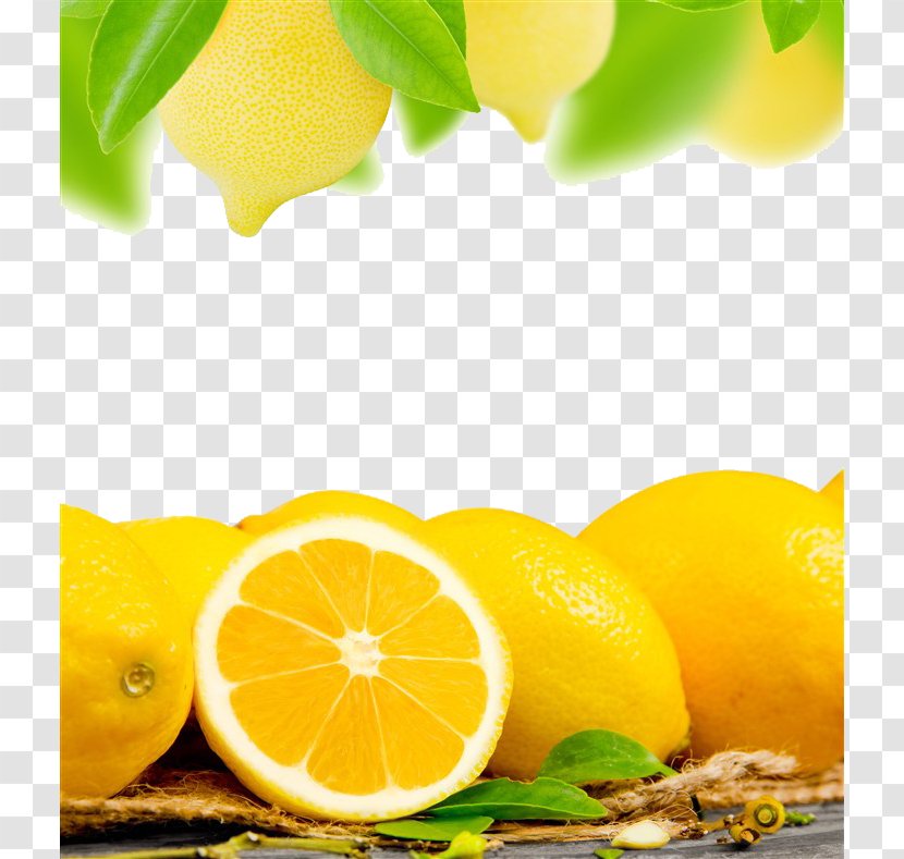Yellow Auglis Lemon Fruit Food - Citrus - Picture Material Transparent PNG