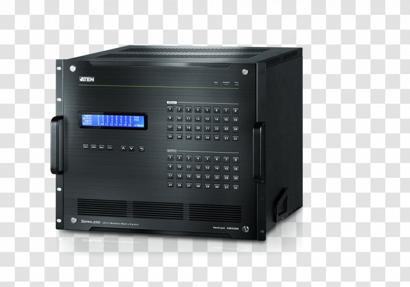 32x32 Modular Matrix Switch VM3200 Computer Cases & Housings マトリックススイッチャ Disk Array ATEN International - Aten Transparent PNG
