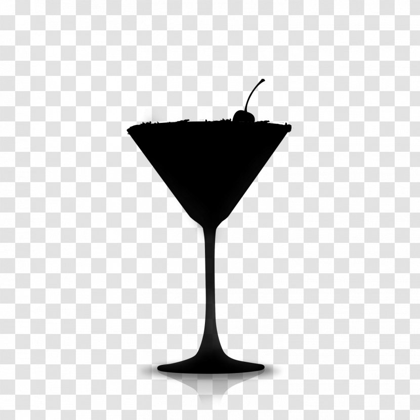 Martini Cocktail Garnish Glass Champagne - Stemware Transparent PNG