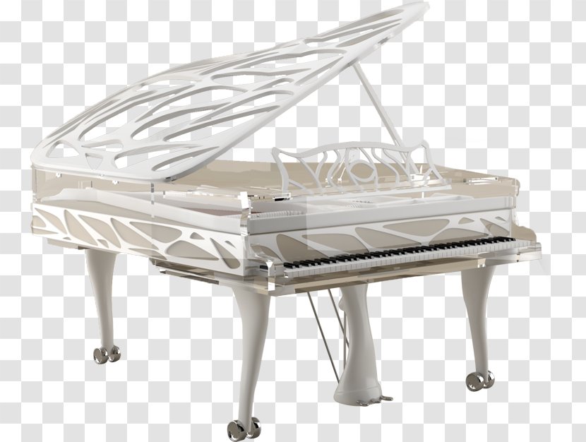 Euro Pianos Naples Spinet Blüthner Grand Piano - Flower Transparent PNG