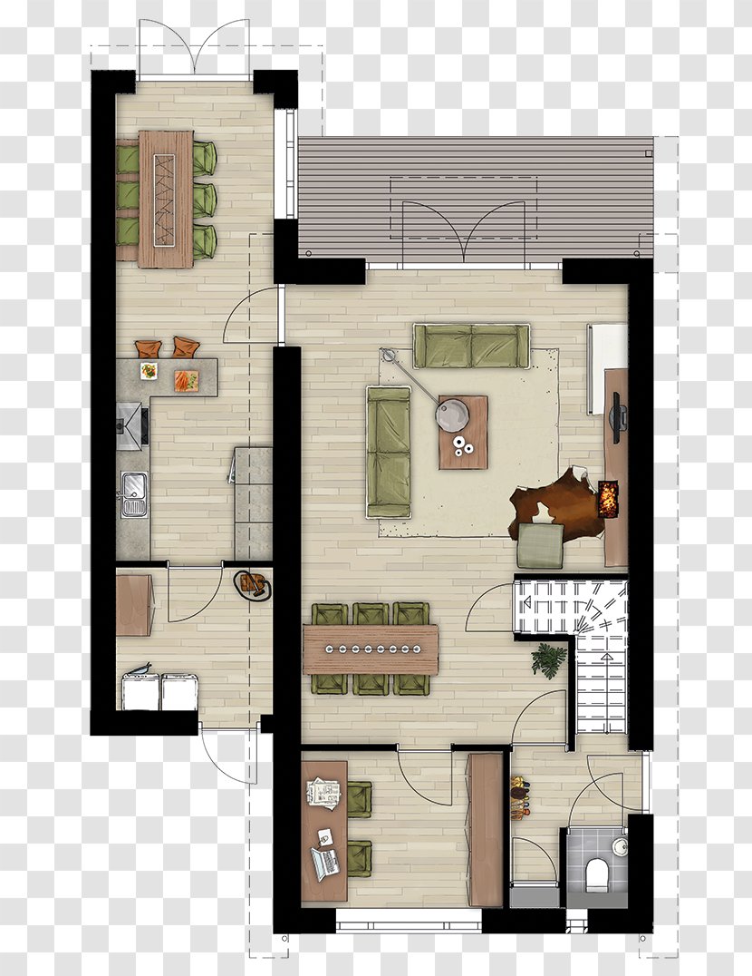 Floor Plan Architecture Facade House Residential Area Transparent PNG