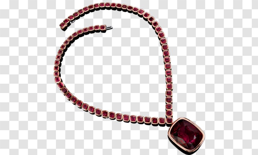 Necklace Bracelet Jewellery Gemstone Ruby Transparent PNG