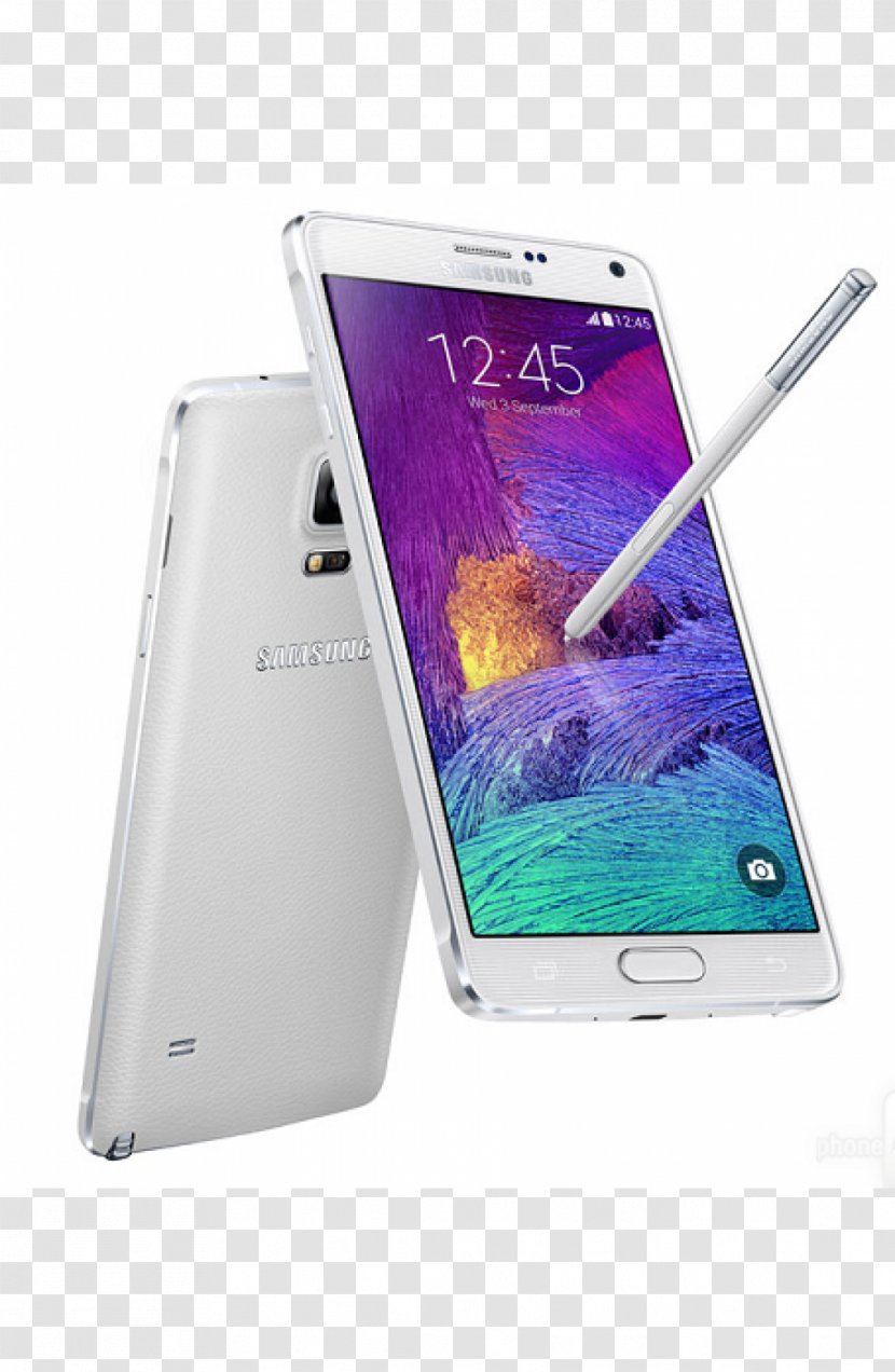 Samsung Galaxy Note 4 4G LTE Telephone - Edge Transparent PNG