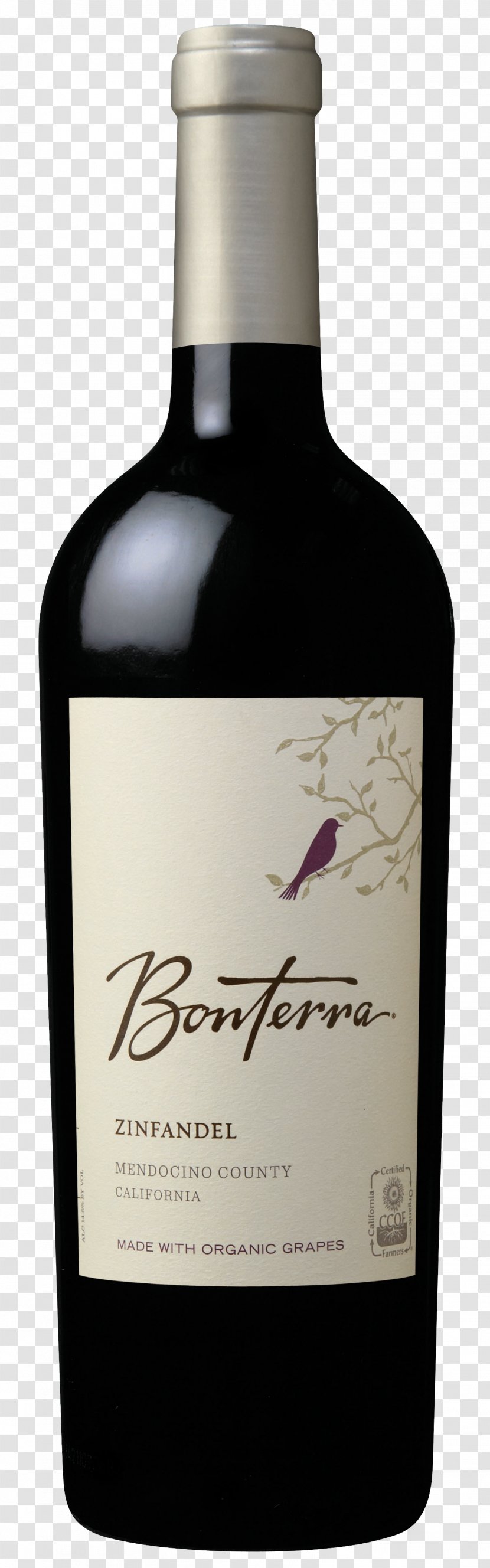 Liqueur Bonterra Merlot Cabernet Sauvignon Blanc - Bottle - Wine Transparent PNG