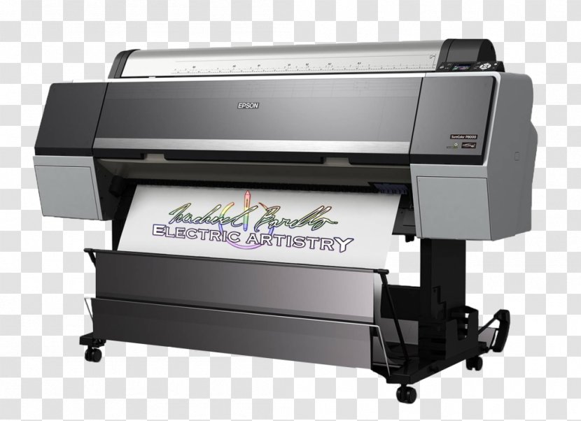 Inkjet Printing Epson SureColor P9000 Printer - Laser Transparent PNG
