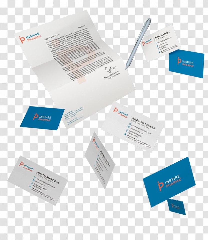 Inspire Pharma Brand Logo Clinical Research Center - Mexico - Corporate Identity Element Stationery Transparent PNG