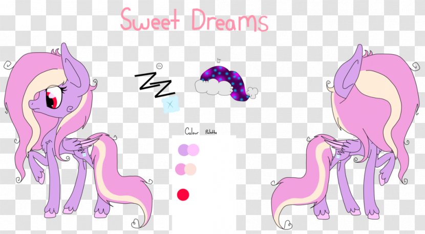 Horse Unicorn Clip Art - Flower - Sweet Dreams Transparent PNG
