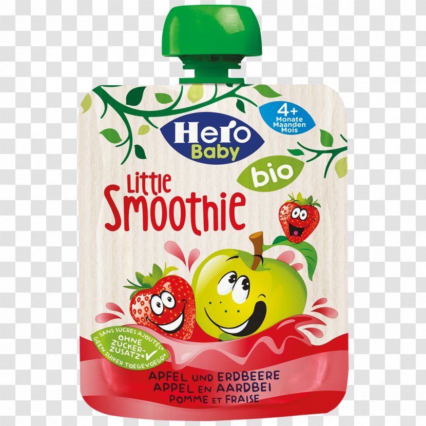Smoothie Apple Baby Food Organic - Natural Foods Transparent PNG