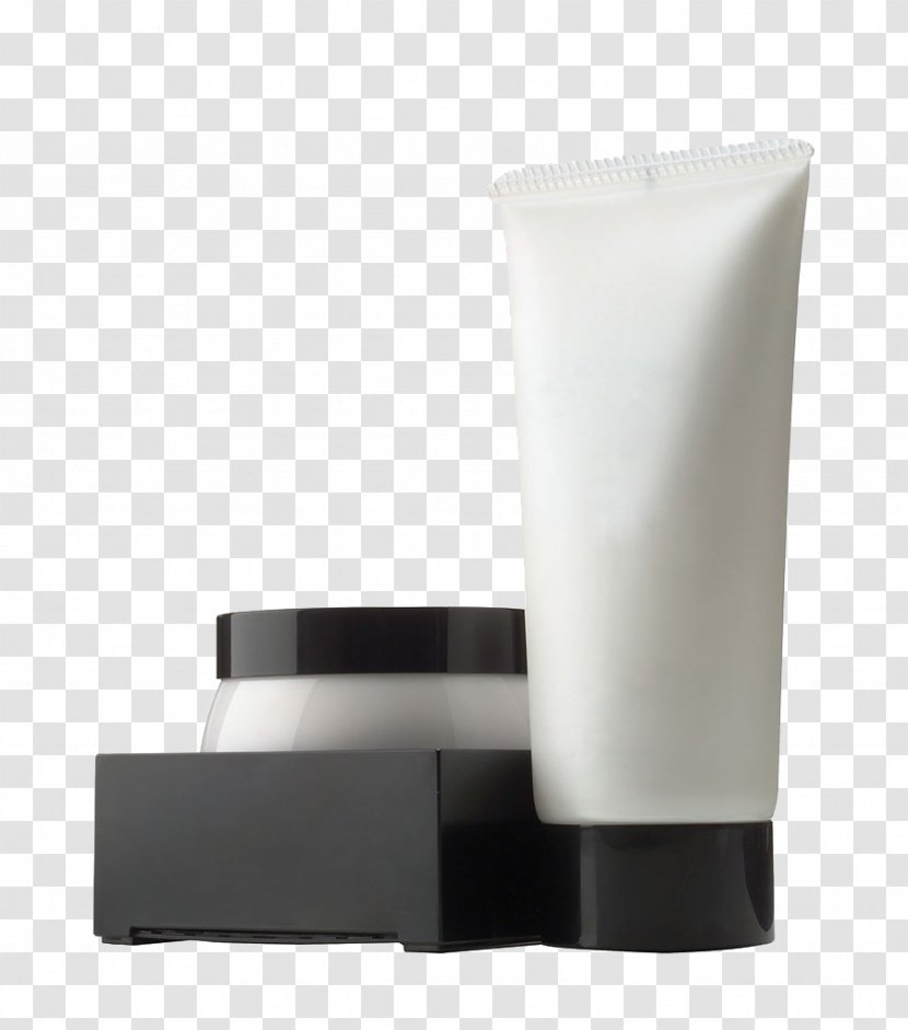 Milk Bottle Designer - Black And White Beauty Box Transparent PNG