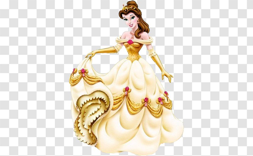 Belle Beast Disney Princess Costume Dress Transparent PNG