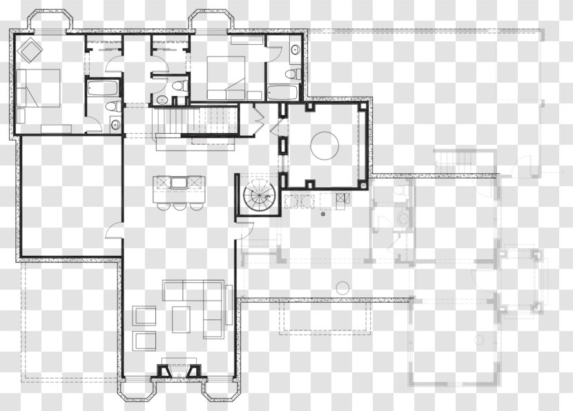 Floor Plan Square - Drawing - Design Transparent PNG