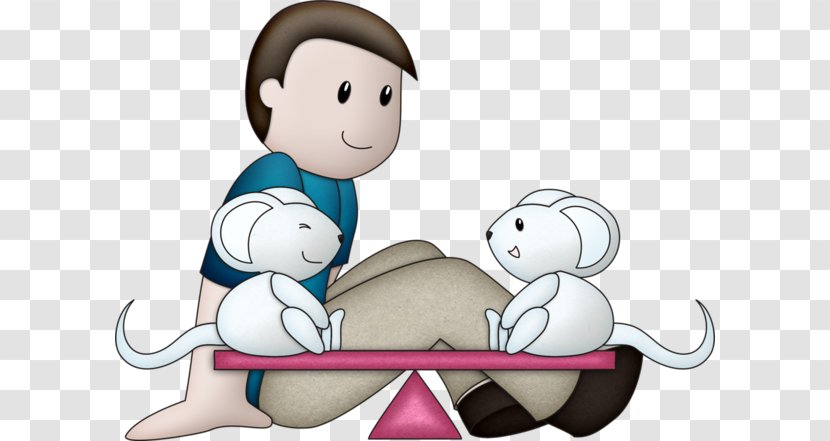 Illustration - Heart - Play The Seesaw Of Mouse Transparent PNG