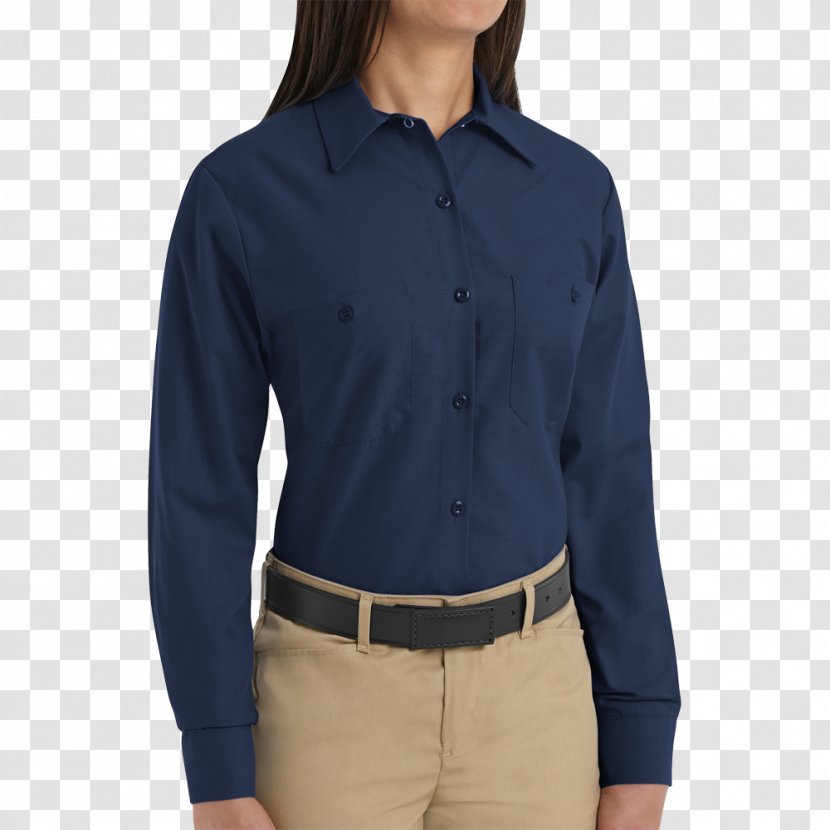 Long-sleeved T-shirt Dress Shirt - Top Transparent PNG