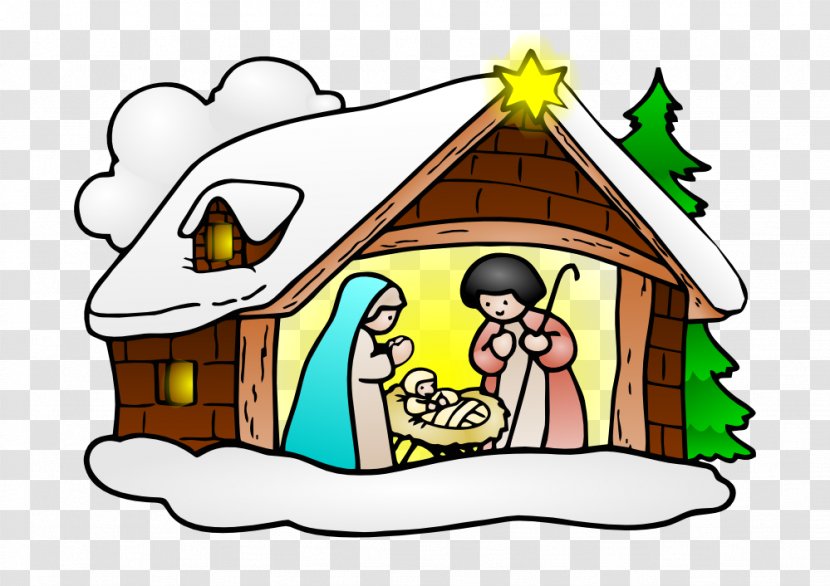 Bible Christmas Nativity Of Jesus Christianity Clip Art - Cartoon - Secret Agent Clipart Transparent PNG