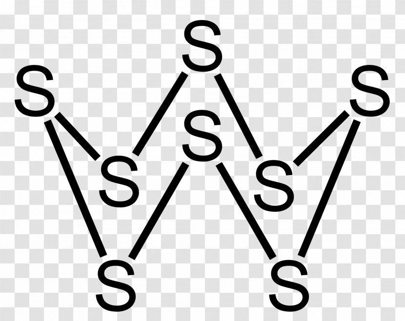 Octasulfur Symbol Chemical Element Molecule - Exchange Of Rings Transparent PNG