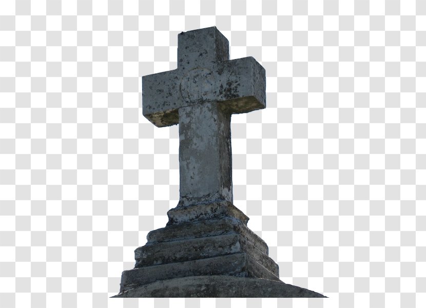 Headstone Cross Monument Grave Memorial Transparent PNG