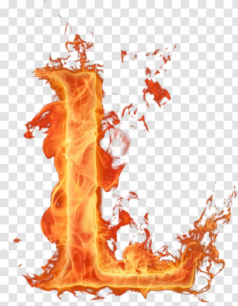 Fire Letter Alphabet Flame - Poster - Burn Transparent PNG