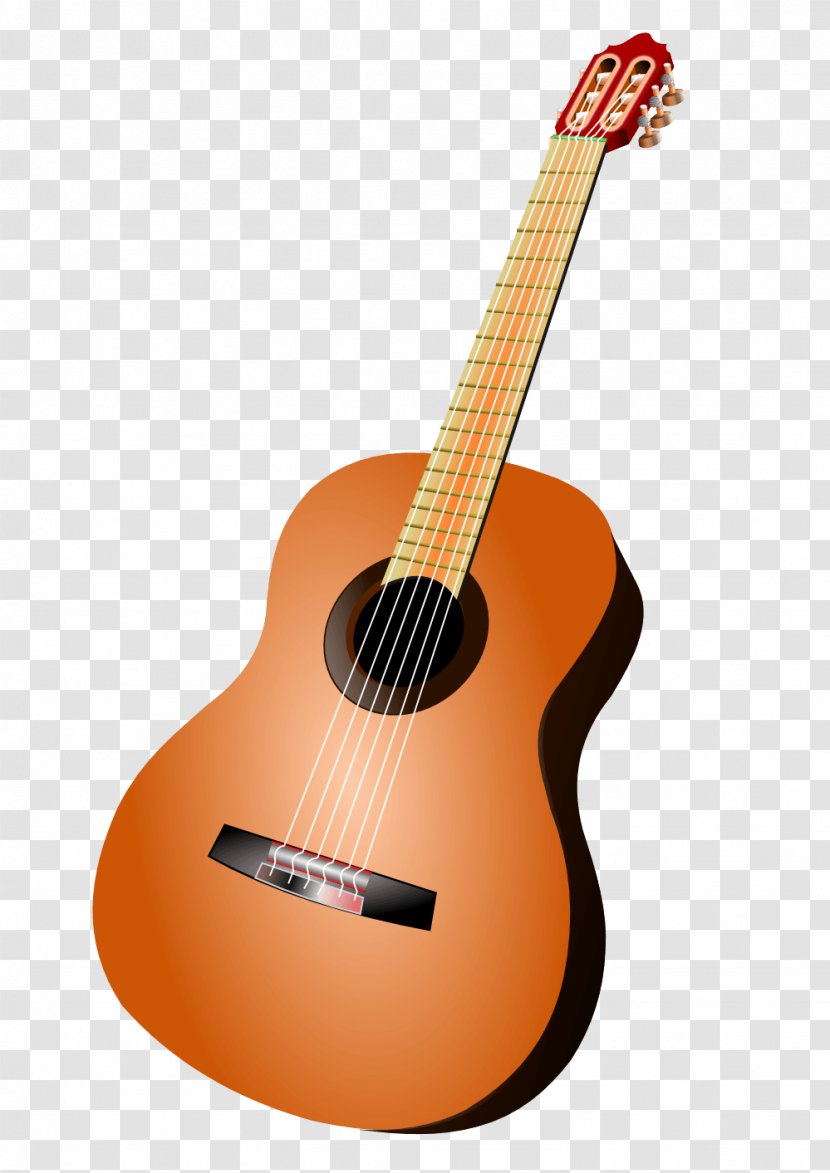 Acoustic Guitar Clip Art - Silhouette - Image Transparent PNG