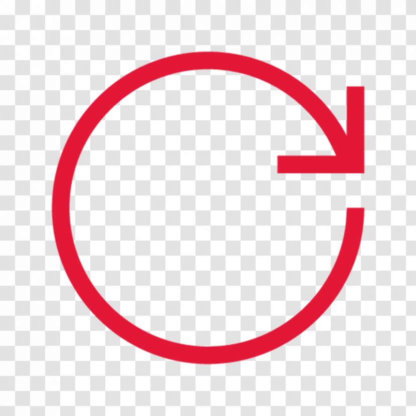 Red Circle Line Font Transparent PNG