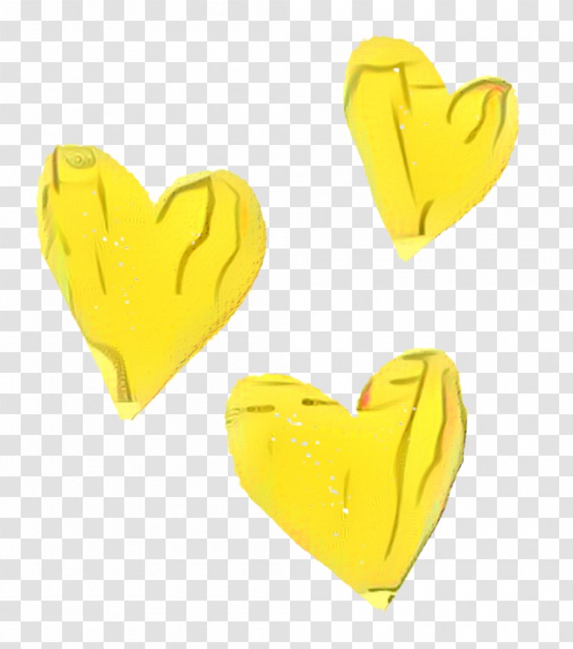 Heart Cartoon - Yellow Transparent PNG