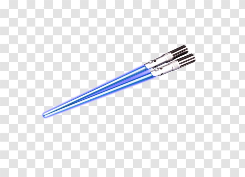 The Weapon Of A Jedi: Luke Skywalker Adventure Lightsaber Star Wars Family - Light - Chopsticks Transparent PNG
