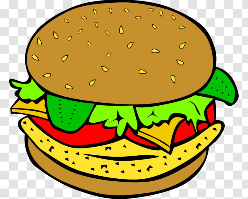 Fast Food Hamburger Junk Chicken Sandwich Clip Art - Dinner Transparent PNG