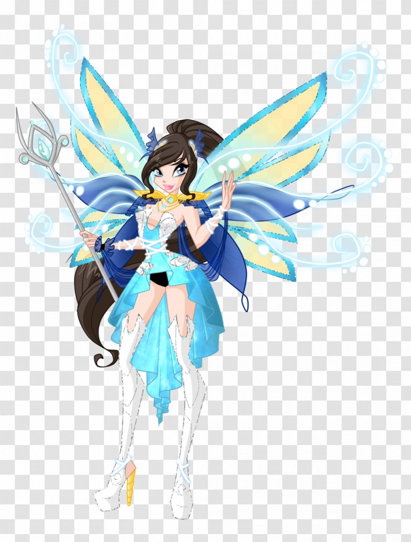 DeviantArt Believix Fairy Winx - Silhouette - Aurora Burealis Transparent PNG