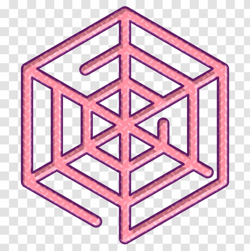 Trap Icon Web Navigation Line Craft Spider - Symmetry Animals Transparent PNG