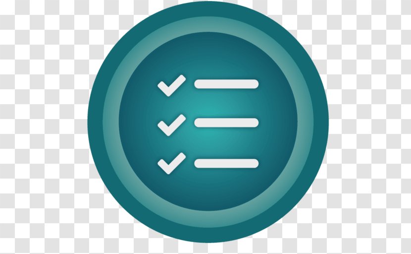 Teal Turquoise Circle - Symbol - Hard Work Transparent PNG
